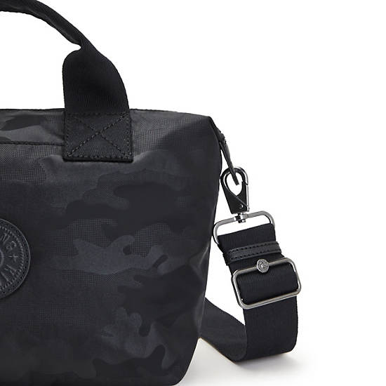 Sac Mini Kipling Kala Handbag Noir Camouflage | FR 1894WN